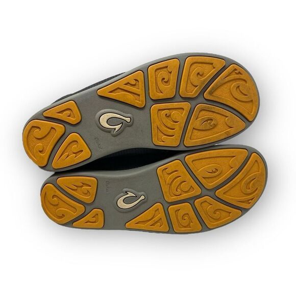 OluKai Nohea Dark Shadow Gray Mesh Slip On Loafers Men’s Size 10 - Picture 9 of 9